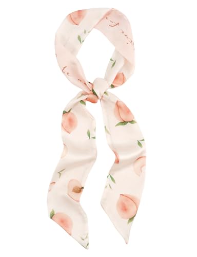 GERINLY Tropical Fruit Skinny Hair Scarf