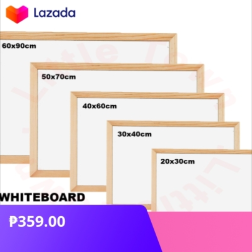 Whiteboard Writing Board wooden frame