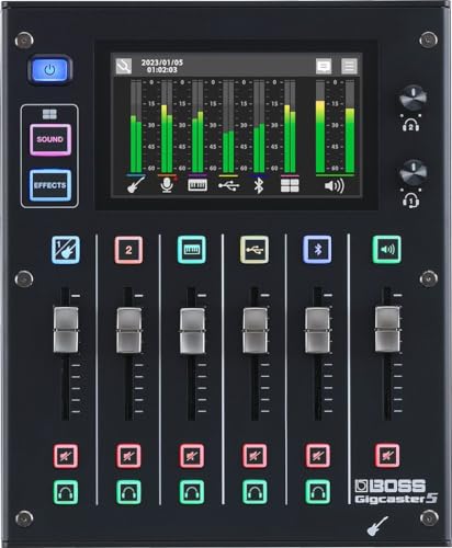 BOSS Gigcaster 5 Compact 5-Channel Audio Streaming Mixer