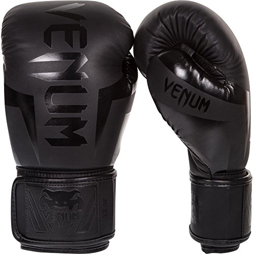 Venum Elite Boxing Gloves - Elite - Black - 12oz