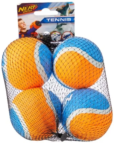 Nerf Dog Distance Tennis Balls, 4 Pack