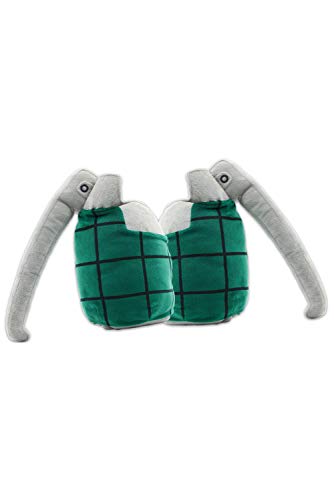 Verycos 2pcs Gloves Plushies Hands Stuffed Plush Pillows Toys - Green
