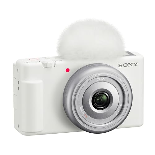 Sony ZV-1F Vlog Camera for Content Creators and Vloggers White - White - Camera Only