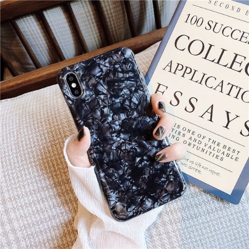 Marble Glitter iPhone Case - iPhone 11 Pro / Black