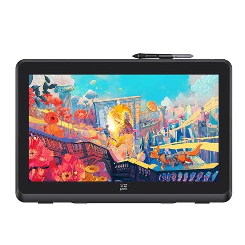 XPPen Artist 22 Plus Drawing Tablet with Screen Art Tablet with Full Laminated Anti-Glare Screen 16384 Pressure Levels X3 Pro Stylus Computer Graphic Tablet (22 inch) - 22-inch