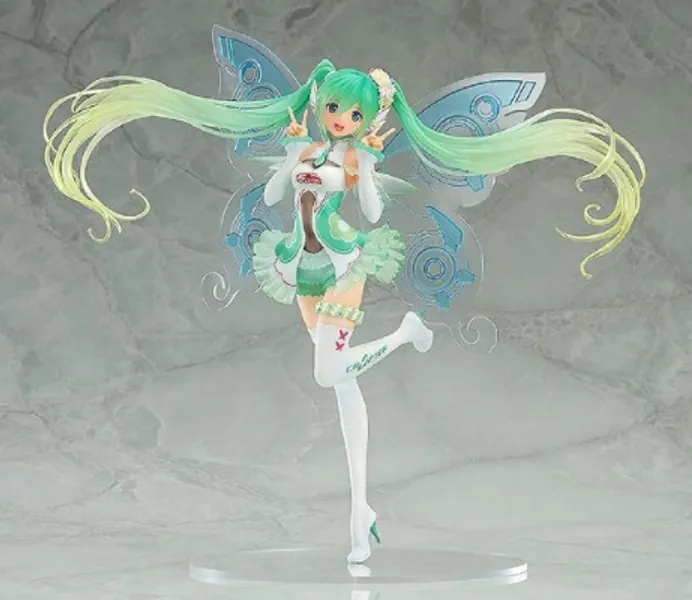 Hatsune Miku Figure, Anime Two-Dimensional Butterfly Beautiful Girl, Miku Chassis Ornament Model Figure Figure Figure Model