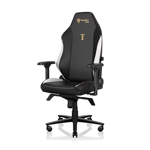 Secretlab Titan Evo Classic Gaming Chair - Reclining, Ergonomic & Heavy Duty Computer Chair with 4D Armrests, Magnetic Head Pillow & Lumbar Support - Big and Tall 395 lbs - Black - Leatherette - Classic - X-Large
