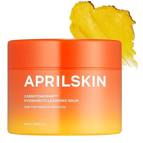 Aprilskin Carrotene IPMP Hydromelt Cleansing Makeup Remover Oil Balm | Vegan One Step Makeup Remover | Blackheads Sebum Control | Non-comedogenic | Korean Makeup Cleanser 3.04 fl.oz