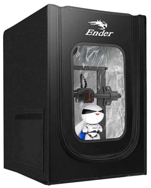 Creality Official 3D Printer Enclosure Fireproof and Dustproof Tent Constant Temperature Protective Cover Storage 480*600*720mm for Ender 3/Ender 3V2/Ender 3S/S1/S1 Pro/Ender 3Pro/Ender 3 Neo/3 V2 Neo - Ender 3 Enclosure