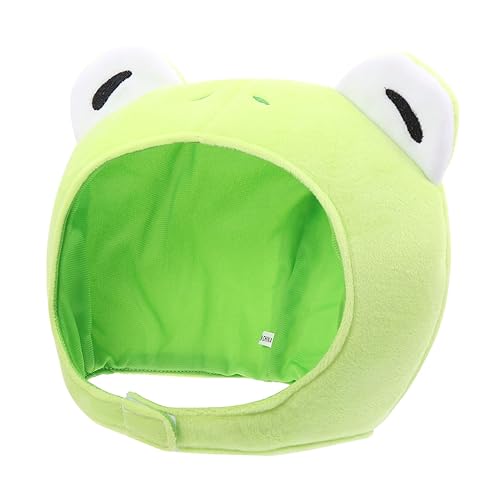 Totority 2 pcs Frog Hood Hat Stuffed Toy Hat fluffy hat winter hats for kids head cover Plush Novelty Hat performance hat womens accessories headgear cute 3d cloth