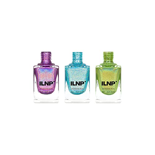 ILNP Spring Brights Bundle - Bright and Colorful Holographic Nail Polish Set