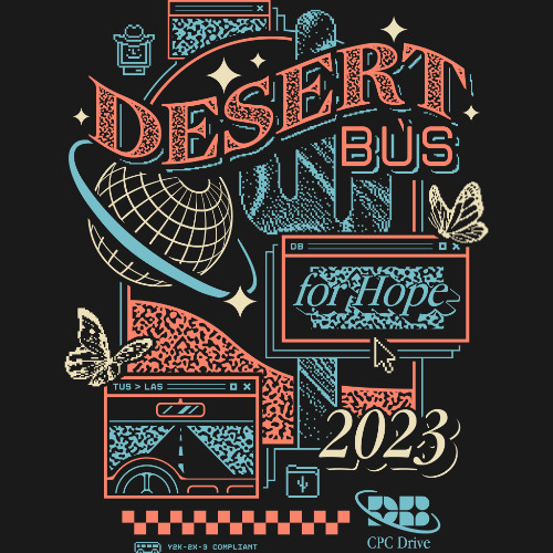 Desert Bus 2023 | Unisex 3X / Vintage Black