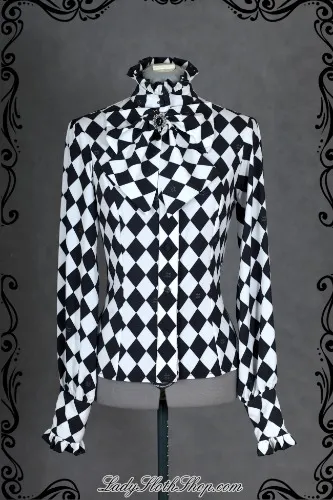 [MTO] Harlequin blouse – Lady Sloth