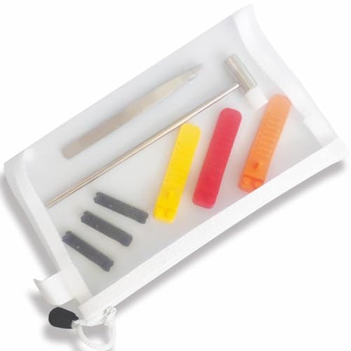 ENHANA Micro Building Blocks Separator Tool,Kit Brick Tools Technic Mini Blocks Tool Set Including 1 Multi-Functional Hammer，1 Blocks Tweezers 5 Brick Separator Compatible with Lego - Cjq Series B