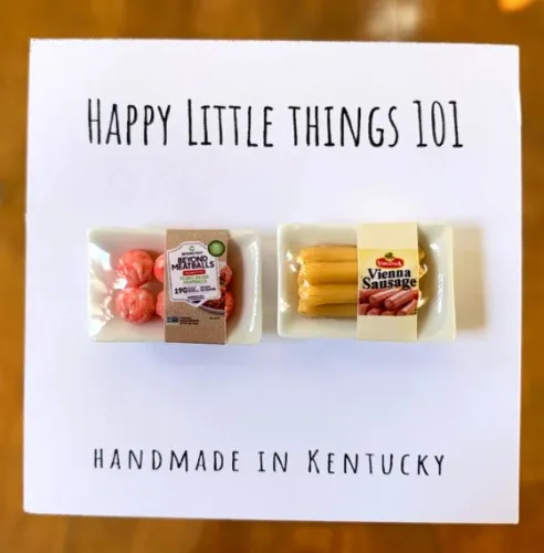 Packaged Meat Stud Earrings