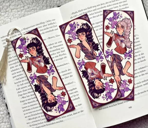 Baldur's Gate 3 Companions Bookmarks (Shadowheart)