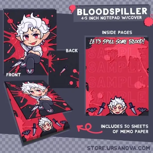 BG3 Bloodspiller Memo Pad