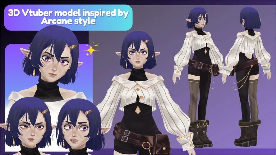 3D Arcane Art Style model! 