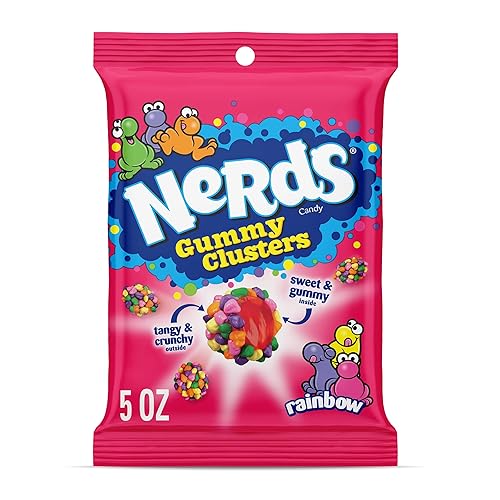 Nerds Gummy Clusters Chewy Candy, 5 Oz (141g) Bag