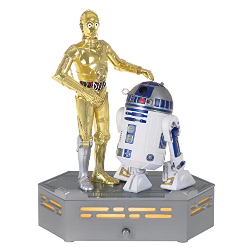 Hallmark Keepsake Christmas Ornament 2022, Star Wars: A New Hope Collection Darth Vader, Light and Sound - C-3po and R2-d2