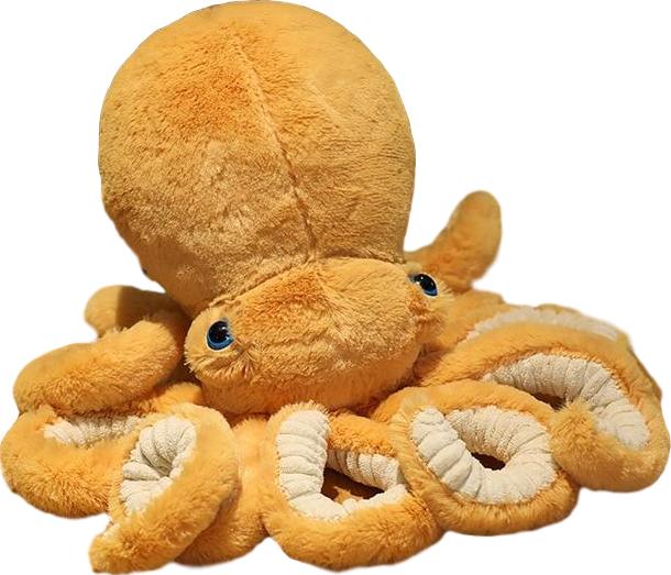 Lifelike Octopi Plushies (4 COLORS, 4 SIZES) - Brown / 35" / 90 cm