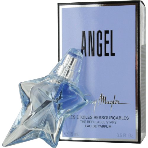 THIERRY MUGLER ANGEL EAU DE PARFUME SPRAY 15ml REFILLABLE - Citrus - 15 ml (Pack of 1)