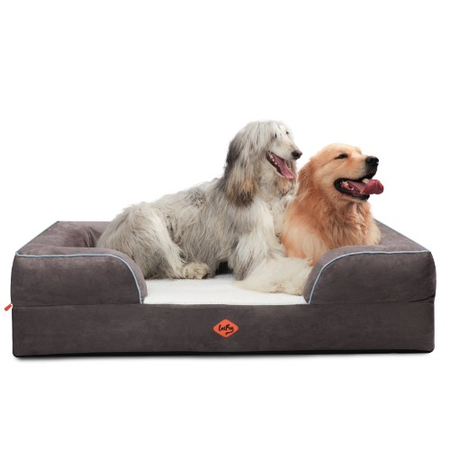 Premium Orthopedic Dog Sofa Bed - XX-Large 50" x 40" x 13"