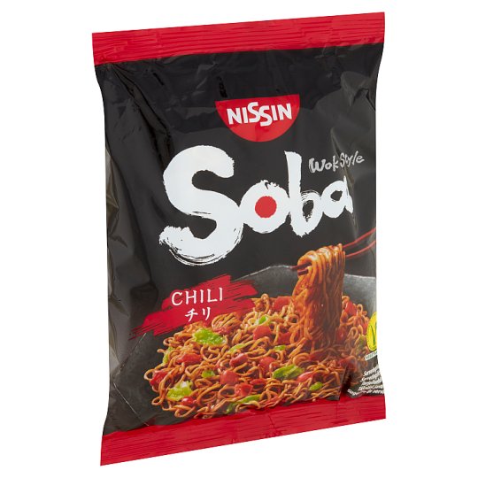 Nissin Soba Intant Noodles with Chili Flavoured Sauce 111 g - Tesco Online, Tesco From Home, Tesco Doboz Webshop