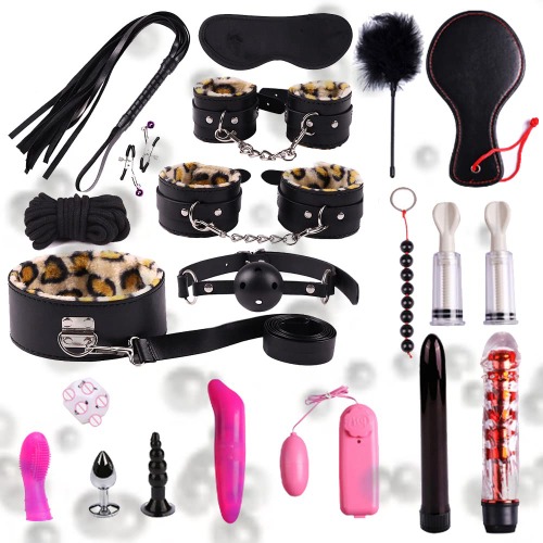Leopardtryck Ṧeẍ-ṍŔḁl-Remmar ọṇ-Gąğ-Ṃṍůţh-Ḓildọ-Pëṇis-Toys-Kit-Sl'ä'vë-Game-Cọuplë
