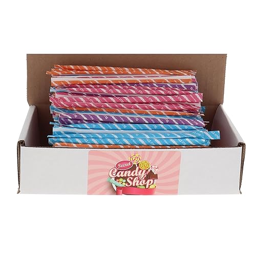SECRET CANDY SHOP Wonk Pixy Sticks Bulk in Box, 150 Silly Stix (Assorted Flavors) - Assorted
