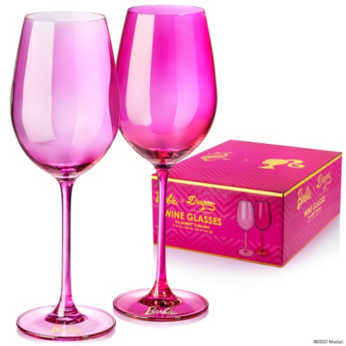 Barbie™ x Dragon Glassware® Wine Glasses | Default Title