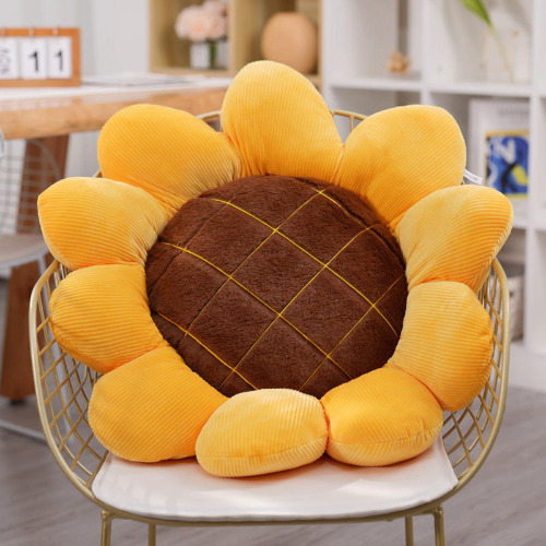Colorful Sunflower Mat Stuffed Toy - Picture / 40cm