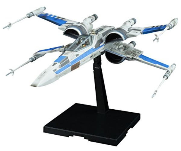 Star Wars: The Last Jedi - Spacecrafts & Vehicles - Star Wars Plastic Model - Blue Squadron Resistance X-wing Fighter - 1/72 (Bandai) - Brand New