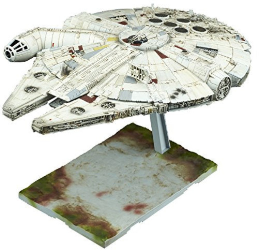 Star Wars: The Last Jedi - Spacecrafts & Vehicles - Star Wars Plastic Model - Millennium Falcon - 1/144 (Bandai) - Brand New