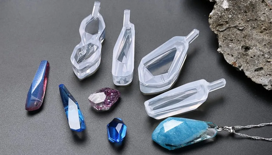 Irregular stone pendant Silicone Mold /Jewelry Making Craft Moulds/Silicone Resin Mold / Epoxy Resin Craft Mold/Jewellery Making