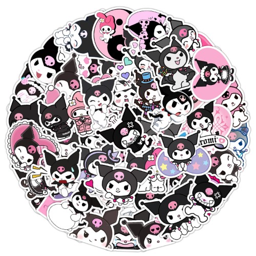 Kuromi stickers 50pcs