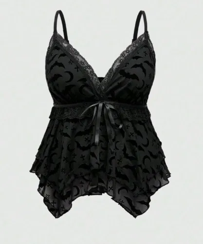 Bat Doll Style Sling Top 
