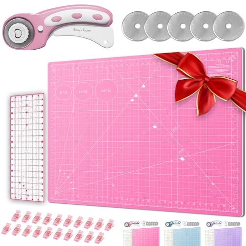 Rotary Cutter Set - Pink, 36" x 24"
