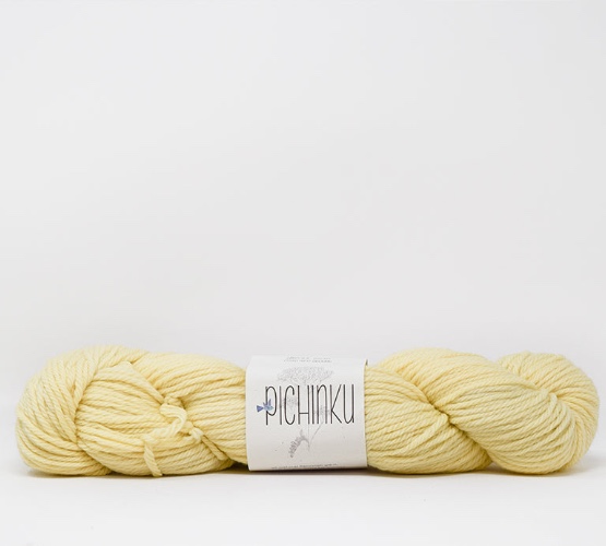 Baby Alpaca Wool Yarn - Soft Yellow