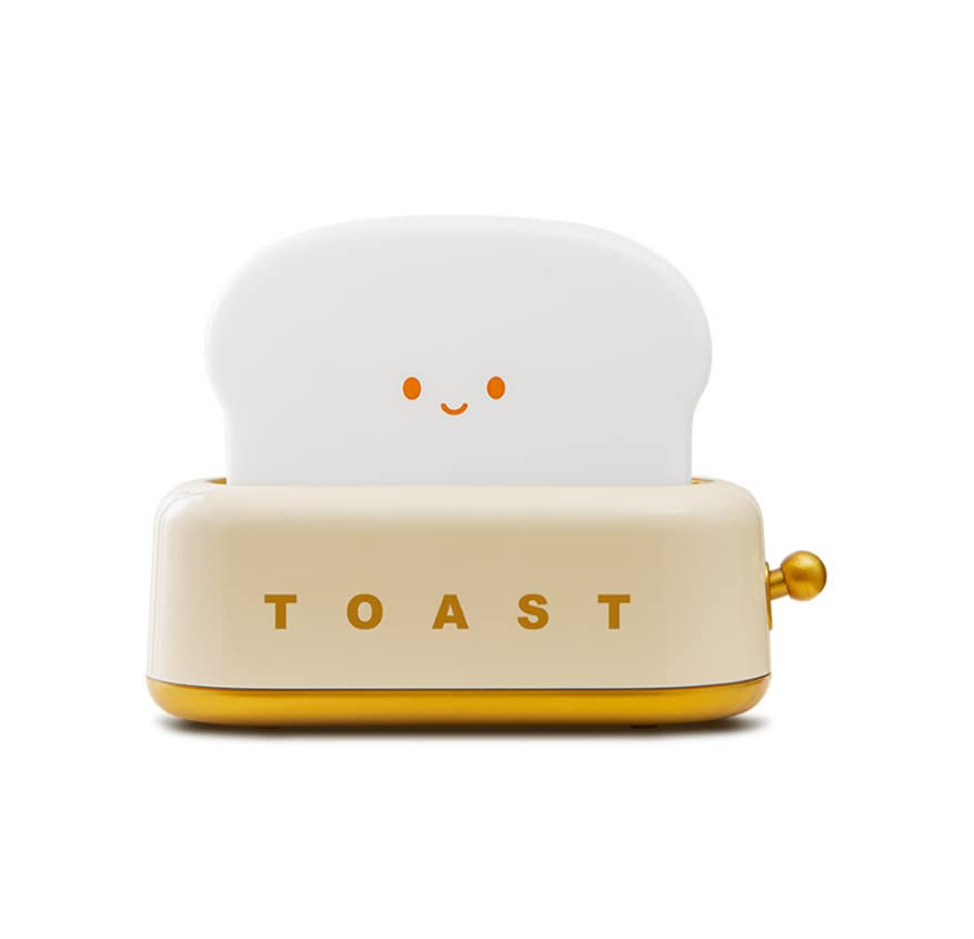 Cute Toast Night Lamp (Yellow)