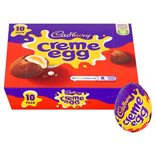 Cadbury Creme Egg, 10 x 40g - Creme Egg - 400 g (Pack of 10)