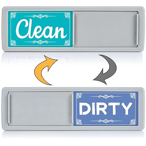 Dirty Clean Dishwasher Magnet,Dishwasher Magnet Clean Dirty Sign Magnet for Dishwasher Dish Bin That Says Clean or Dirty Dish Washer Refrigerator for Kitchen Organization and Storage Necessities - Green