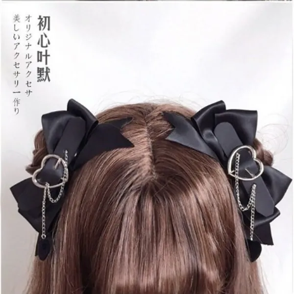 Kawaii Japan Gothic Lolita Goth Punk Rock Sexy Bow Ears Buckle | Etsy