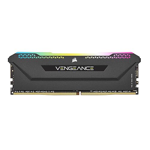 CORSAIR Vengeance RGB PRO SL 32GB (2x16GB) DDR4 4000 (PC4-32000) C18 1.35V Desktop Memory - Black - 4000 MHz - 32GB (2x16GB) - Black