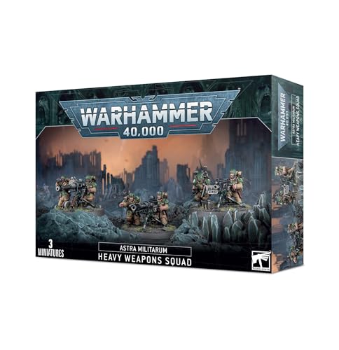 Games Workshop - Warhammer 40,000 - Astra Militarum: Cadian Heavy Weapons Squad (2023 Edition)