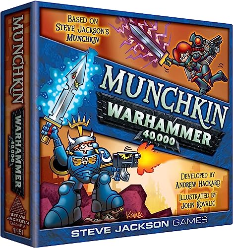 Steve Jackson Games - Munchkin: Warhammer 40000 - Board Game - Munchkin: Warhammer 40000