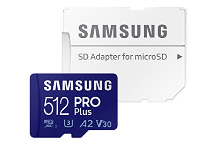 Samsung 512GB PRO Plus MicroSDXC 120MB/s +Adapter - SD-Adapter - 512 GB
