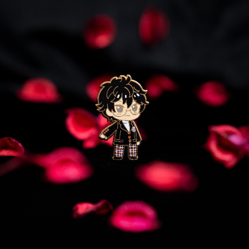 Persona 5 Phantom Thief Joker Enamel Pin - [A Grade] / Locking Clasp