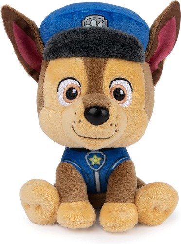 GUND Official PAW Patrol Chase in Signature Police Officer Uniform Plush Toy, Stuffed Animal for Ages 1 and Up, 6" (Styles May Vary) - Chase