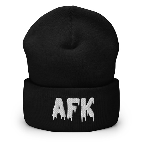 AFK | Cuffed Beanie - Black